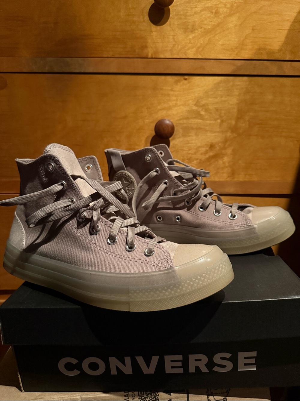 Converse Chuck Taylor All Star CX Future Utility Grey Translucent Soles Shoes